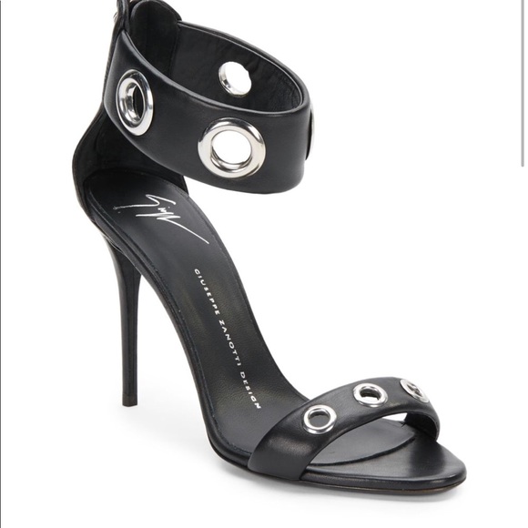 Giuseppe Zanotti Shoes - Giuseppe Zanotti Grommet Leather Sandals Size 37